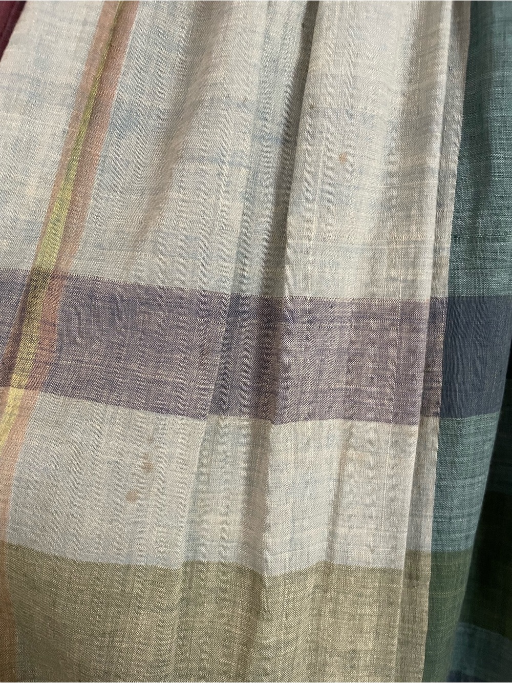 Ralph Lauren Blue Label Vintage Multicolor Plaid Midi Skirt - Picture 14 of 16